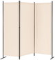 Room Divider MultiGarden AW-022/3TLG Folding garden and room screen, 3-piece, 167 × 164 cm, beige - Paraván