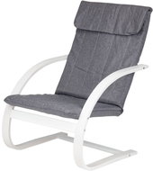 ModernHome TXWQM-31 Finnish rocking chair white-grey - Rocking Chair