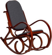 ModernHome TXWQM-F001 Rocking chair, grey-brown - Rocking Chair