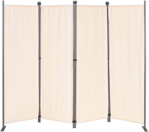 MultiGarden AW-022/4TLG Folding garden and room screen, 4-piece, 167 × 216 cm, beige - Room Divider - Main image