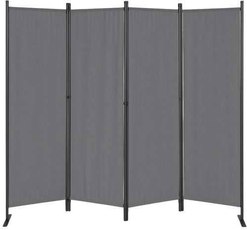 MultiGarden AW-022/4TLG Folding garden and room screen, 4-piece, 167 × 216 cm, grey - Room Divider - Main image