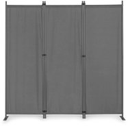 MultiGarden AW-022/3TLG Skládací zahradní a pokojový paraván, 3dílný, 167 × 164 cm, šedý - Paraván