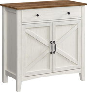 Vasagle Kitchen cabinet Pigo 80 cm white/brown - Cupboard