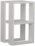 Houseland Bedside table Lonie white - Night Stand