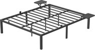 Vasagle Double metal bed Hipno 160 × 200 black - Bed