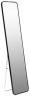 ModernHome Floor mirror 159 cm with wall hanging, aluminium frame, black - Mirror