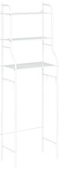 ModernHome Storage shelf with 3 shelves above the toilet 152 × 46,5 cm, white - Bathroom Shelf