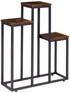 ModernHome ME-ATS16 Flower stand 67 cm, 3 shelves, dark wood - Flower Stand