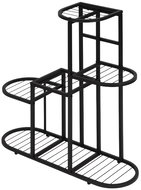ModernHome ME-ATS24 Flower stand 79 cm, 5 shelves, metal, black - Flower Stand