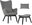 2040 Armchair Norse, grey