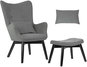 Armchair Sofotel 2040 Armchair Norse, grey - Křeslo