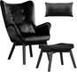 Armchair Sofotel 2047 Armchair Norse, black - Křeslo