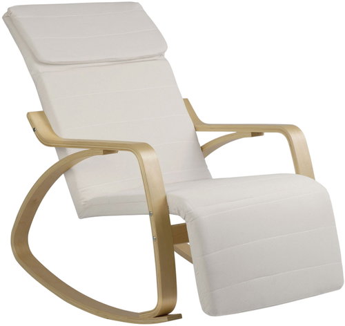 Sofotel 280011 Suzi rocking armchair with adjustable footrest, beige - Rocking Chair - Main image