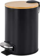 Teesa TSA0407 Bathroom waste basket 3 l, black - Rubbish Bin