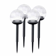 Ilumen LS-103 Napelemes átlátszó gömb, 4 db - Kerti világítás