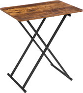 Vasagle Folding table Melori 60 cm, black-brown - Side Table