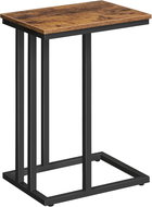 Vasagle Malis folding table 38 cm, black-brown - Side Table