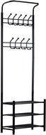 ModernHome GH-201 Clothes rack with 3 shelves, black - Coat Hanger
