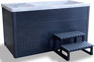 Hanscraft Cool Pool Pro - Sterling Silver/Gray Oak - Wooden Hot Tub