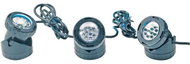 HEISSNER U130-T LED garden and underwater light 3 × 1.5 W, 4 glass colours - Decorative Lighting