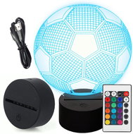 Leventi Night 3D LED lamp - soccer ball - Night Light