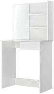 ModernHome PWSHT-21 Dressing table with large mirror and shelves, white - Dressing Table