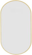 ModernHome 15419 Oval wall mirror 100 × 50 cm, gold frame - Mirror