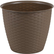 DOCHTMANN Flowerpot rattan 35 × 30 cm, brown - Flower Pot