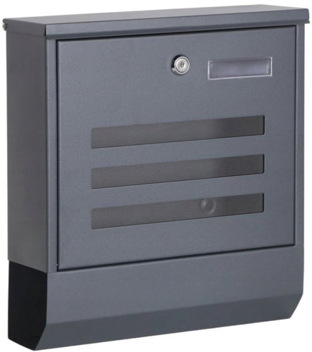 ModernHome HPB2210X-GS Mailbox galvanized steel, anthracite - Mailbox - Main image