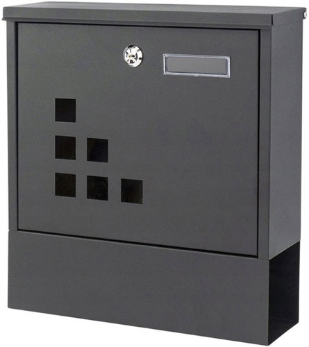 ModernHome HPB2210K-GS Mailbox made of galvanized steel, anthracite - Mailbox - Main image