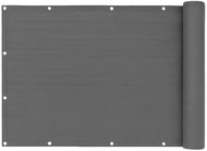 MultiGarden BP-203 Balkonová stínící zástěna s kováním, 150 × 500 cm + montážní příslušenství, šedá - Zástěna