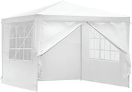 MultiGarden PAW 3X3 Zahradní altán skládací, 3 × 3 m, 4 stěny, bílý - Zahradní altán