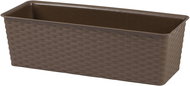 DOCHTMANN Flower pot rattan rectangle 40 × 16,5 × 12 cm, brown - Flower Pot