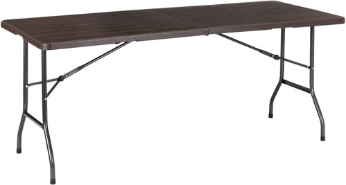 MultiGarden SZK-180B Folding catering table 180 cm, brown - Garden Table - Main image