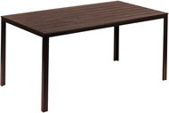 MultiGarden SAK-156 Garden table for 6 persons, 156 × 78 cm POLYWOOD, brown - Garden Table