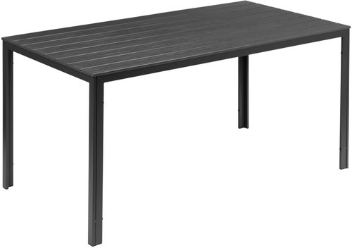 MultiGarden SAK-156 Garden table for 6 persons 156 × 78 cm Polywood, grey - Garden Table - Main image
