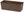 Flower pot rattan rectangle 30 × 13,5 × 10,5 cm, brown