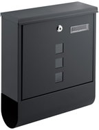 Humberg HM-861 Mailbox 34 × 30,5 × 10 cm, anthracite - Mailbox