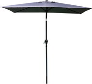 DOCHTMANN Folding rectangular parasol 135 × 230 × 210 cm, anthracite - Sun Umbrella