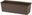 Flower pot rattan rectangle 50 × 19 × 14,5 cm, brown