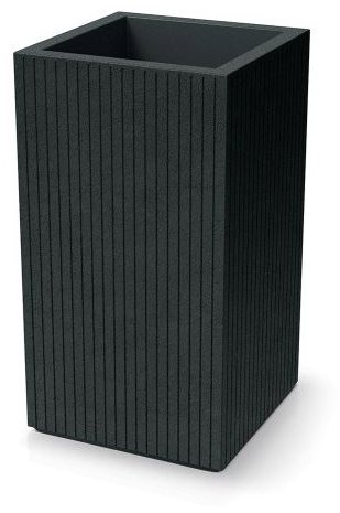 Prosperplast Coro Square HIGH40 cm, TCS40H-109G, grey - Flower Pot - Main image