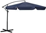 Plonos PL-881 Folding garden parasol 8-segment, 350 cm with cover, blue - Sun Umbrella