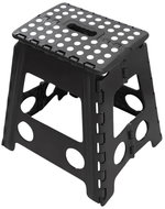 Verk 27591 Non-slip folding stool, black - Stool