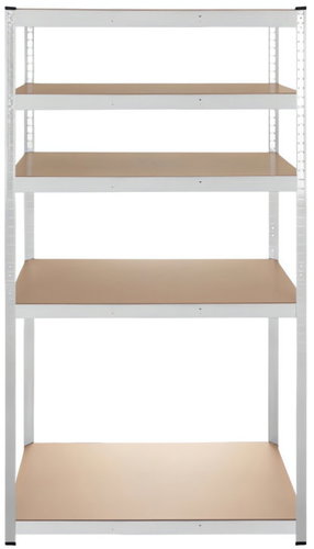 Bigstren 27509 Metal storage rack, 5 shelves, 180 × 100 × 60 cm, silver - Shelving Unit - Main image