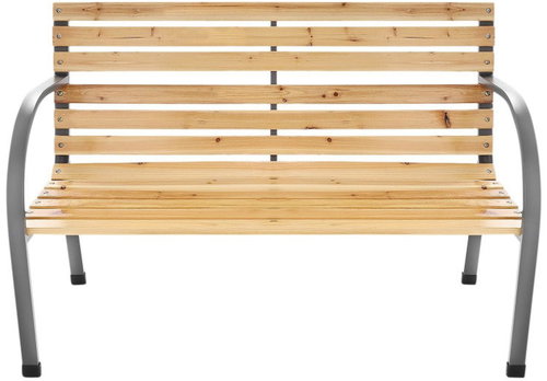 Bauerkraft G-417 Garden bench with backrest, metal, 120 cm - Garden Bench - Main image