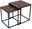 G-820 Square coffee tables 2in1, loft, walnut