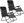 286300 Folding garden lounger with cushion ChillWell, 2 pcs, black