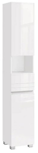 Vasagle Bathroom cabinet Mista, white - Bathroom Cabinet - Main image
