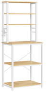 Vasagle Kitchen shelf CUSTOM 167 cm, white-brown - Shelving Unit