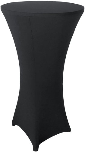 DOCHTMANN Elastic cover for cocktail tables 80 × 110 cm, black - Cover - Main image